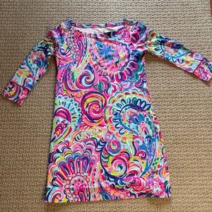 Lilly Pulitzer Multicolor Paisley Shift Dress - Pink, Blue, Green, Yellow